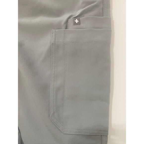 FIGS High-waisted Yola with Yoga Waistband Scrub Pants Gray Size 4XLR NWT - Picture 8 of 11